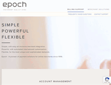 Tablet Screenshot of epoch.com